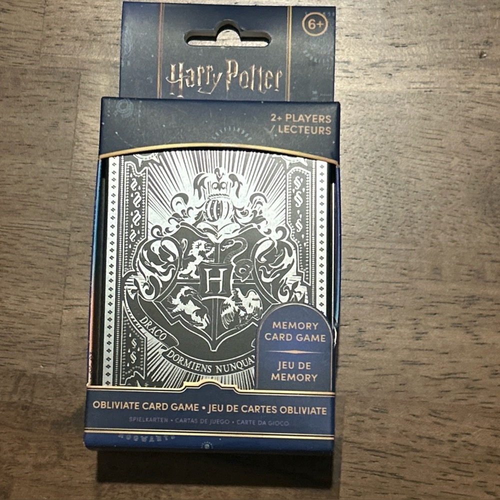 Harry Potter Obliviate Memory Card Game 2-Player Ages 6+ New